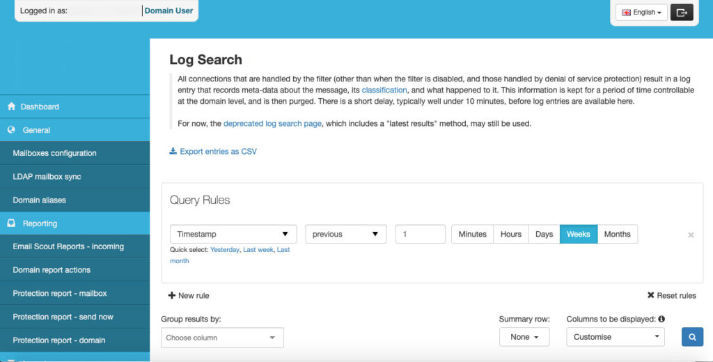 Log Search